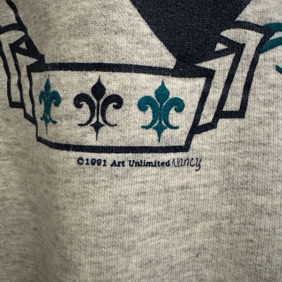 Vintage 90’s 1991 Wisconsin Size XL Crest Turtleneck Pullover Sweatshirt - Picture 3 of 12